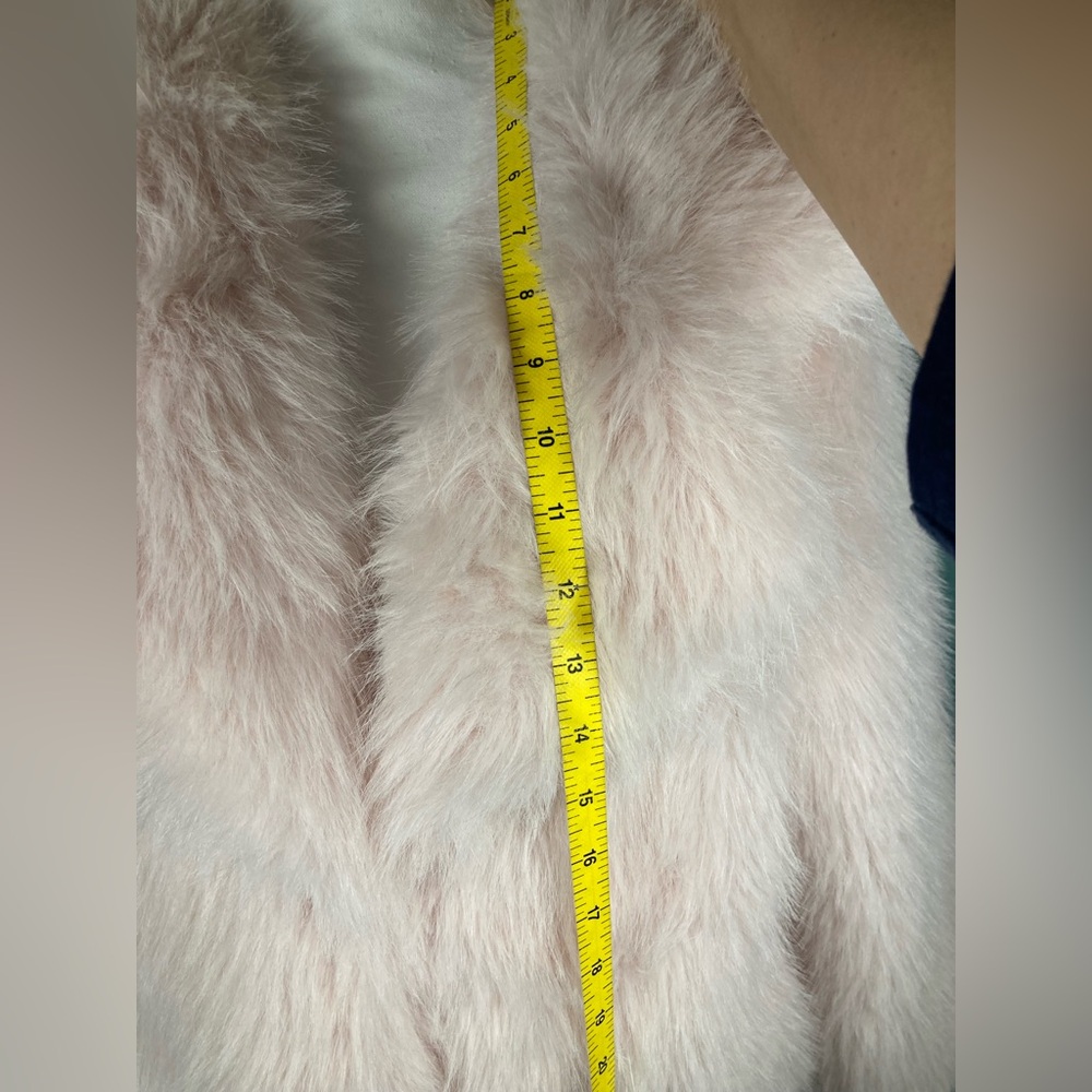 Chic Pink Faux Fur Coat - Picture 8 of 14